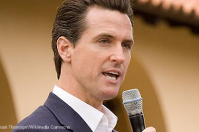 Lt Gov. Gavin Newsom