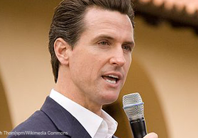 Lt Gov. Gavin Newsom