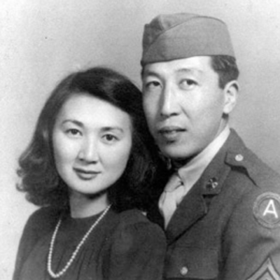 The author's grandparents, 1943.