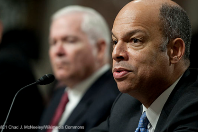 Secretary Jeh Johnson testifying