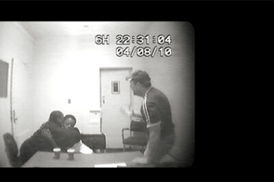 Juwan Wickware being interrogated