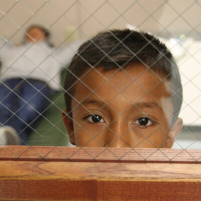 CBP Processing Unaccompanied Children. Photo: US Customs and Border Patrol