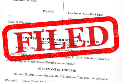 Rowan County Clerk Kim Davis: Request Denied