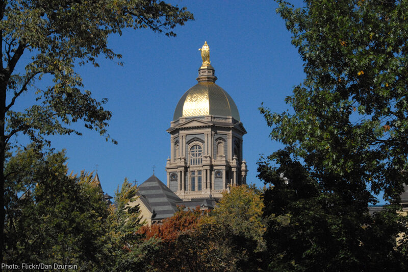 Notre Dame Dome - Flickr Image by Dan Dzurnisi