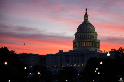 US Capitol Building at Sunset. Photo: Architect of the Capitol
