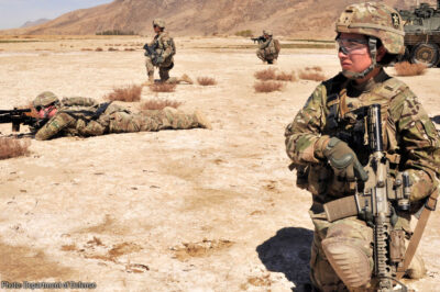 Department of Defense Photo: Female Soldiers in Combat