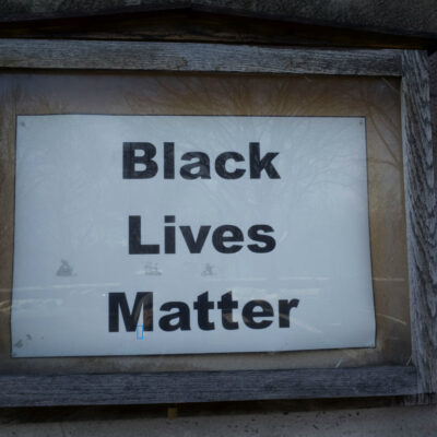 Black Lives Matter Sign