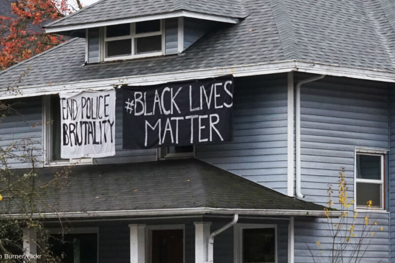 Black Lives Matter Banner