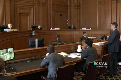 Photo of ACLU v. Clapper argument in Second Circuit