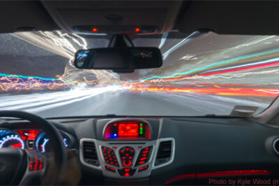 Photo of interior of car