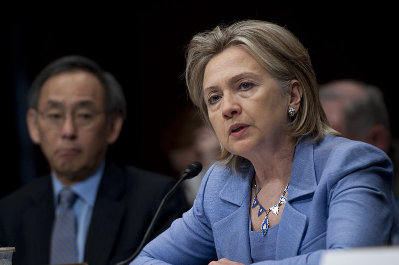 Hillary Clinton testifying