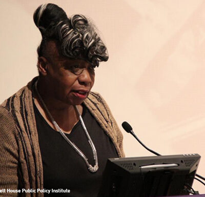 Photo of Ms. Gwen Carr, Eric Garner's mother.