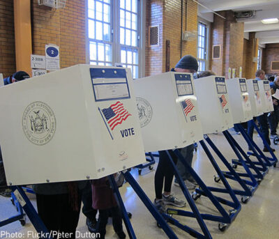 Voting booths