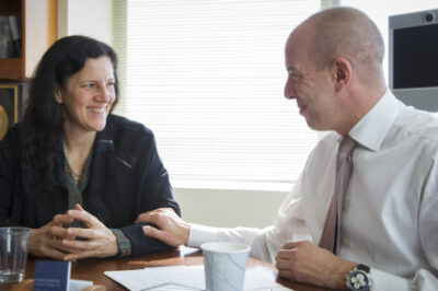 ACLU ED Anthony D. Romero and filmmaker Laura Poitras