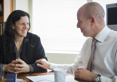 ACLU ED Anthony D. Romero and filmmaker Laura Poitras