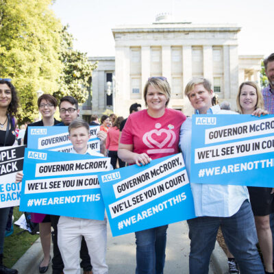 North Carolina rally