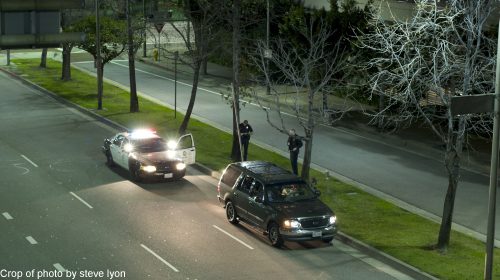 Photo of a police traffic stop