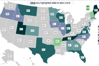 image of state privacy map
