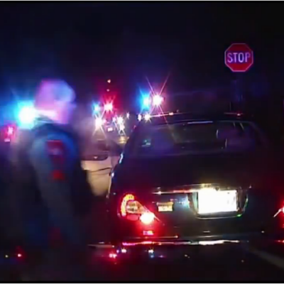 Still from Bridgeton, NJ Police dashcam video