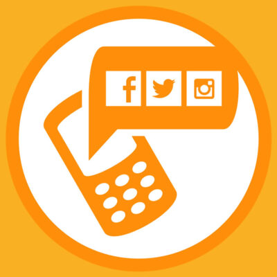 Social media surveillance icon