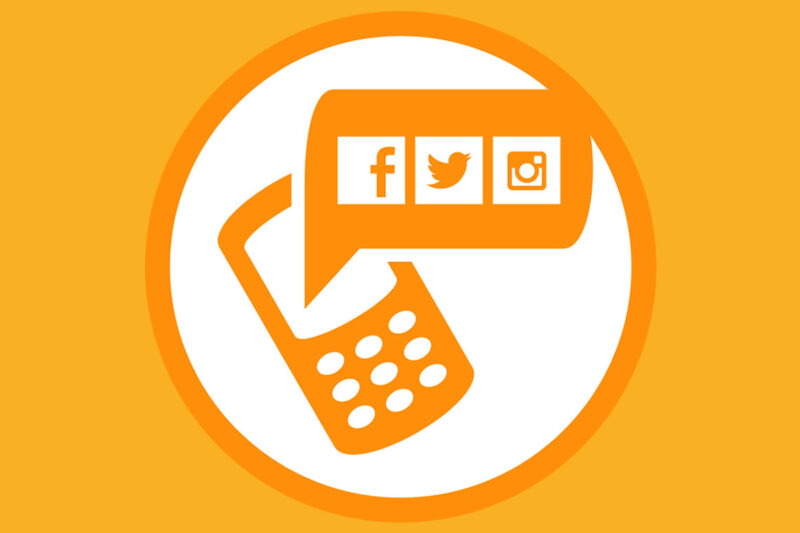 Social media surveillance icon