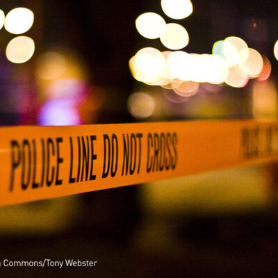 "Police Line Do Not Cross" tape