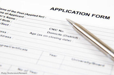 Job application form