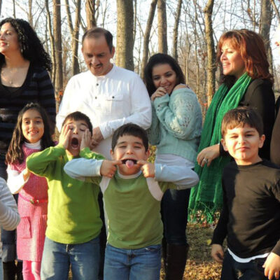 Maysoon Khatib and her family
