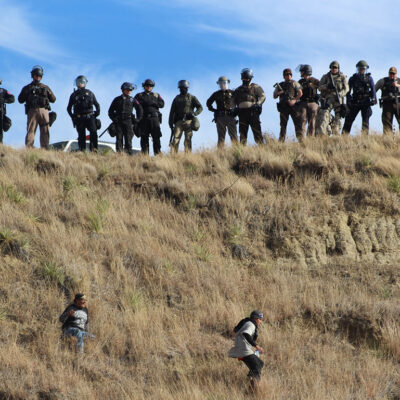 Police at Standing Rock