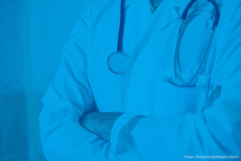 Hospital Doctor Blue