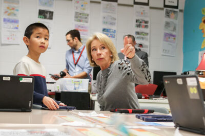 Betsy Devos in School