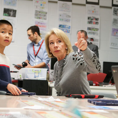 Betsy Devos in School