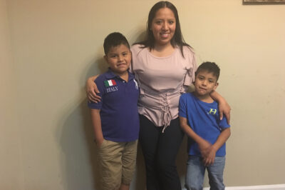 Jessica Colotl with her cousins