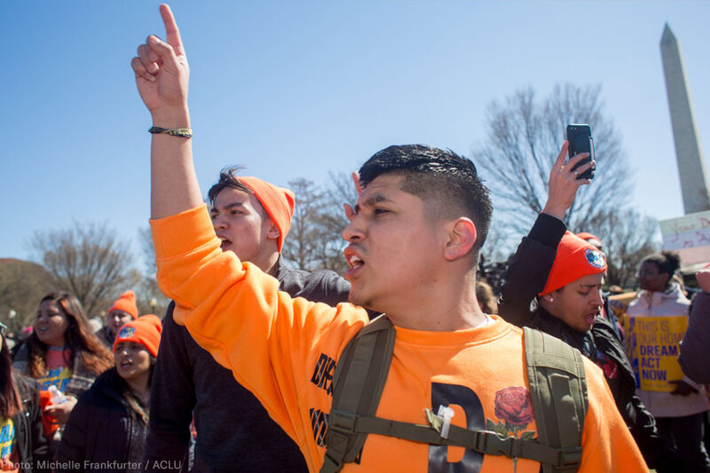 Dreamer at DACA Rally in DC