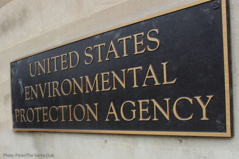 EPA sign
