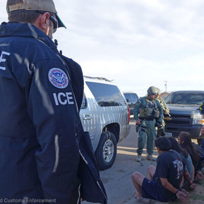 ICE Road Side Arrest