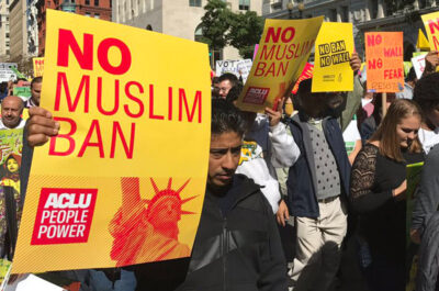 Muslim Ban 3 demonstration