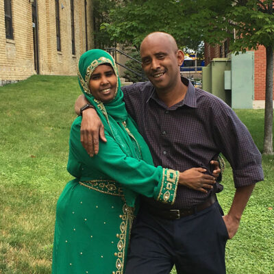 Sagal Abdigani and Abdisalam Wilwal