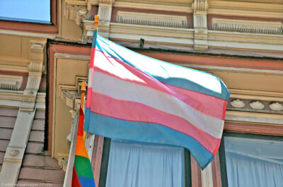 Trans Flag Building