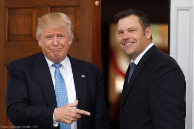 Trump and Kobach