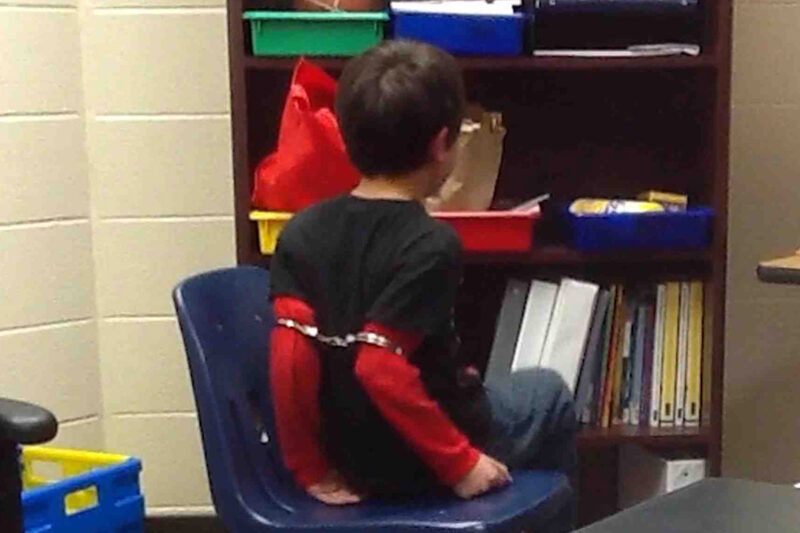 Child Handcuffed