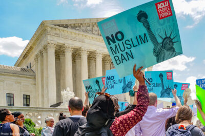 Muslim Ban Protest at the Supreme Court
