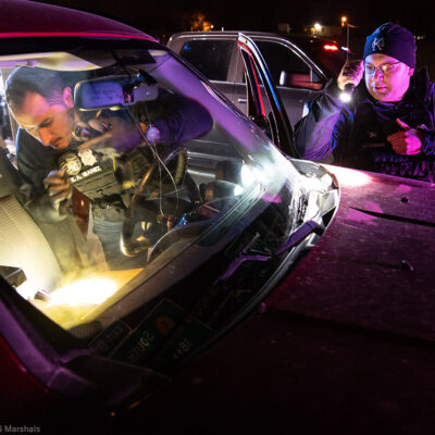 Police Searching Car