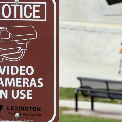 Notice: Video Cameras in Use, Lexington Department of Parks & Recreation