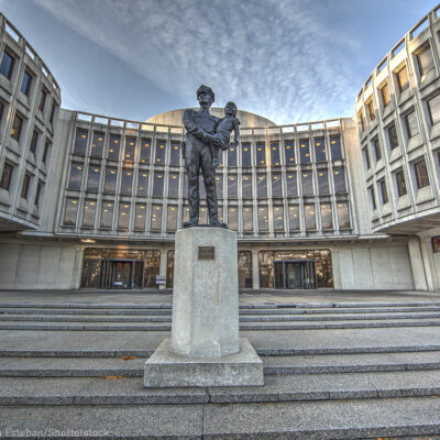 Philadelphia Police Headquarters entrance