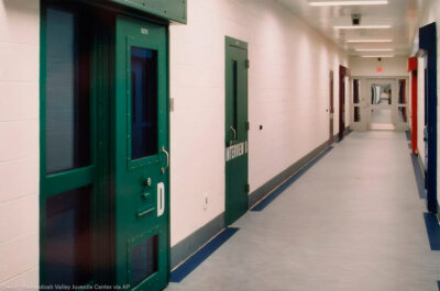 Hallway of detention center