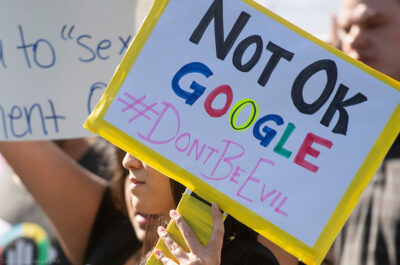 Workers protest against Google's handling of sexual misconduct allegations