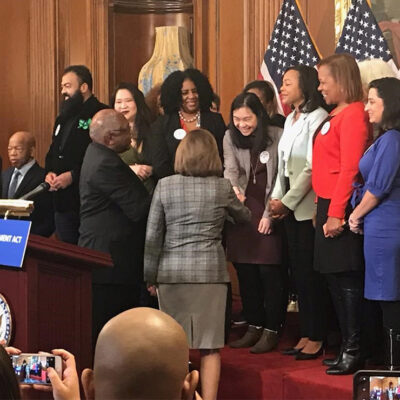 Speaker Pelosi and ACLU staffers