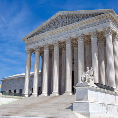 Photo of the Supreme Court building in Washington, DC