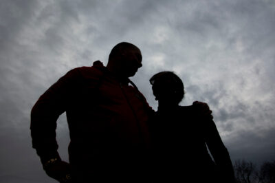 Alma and Antonio, two former workers for Noah's Ark Processing, near Hastings, NE. Calla Kessler for the ACLU.
